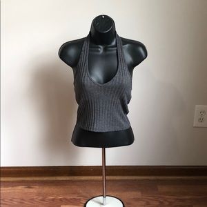 Open Back Halter Top